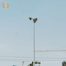 35M Fixed Type Crown High Mast Lighting Pole Used For Stadium